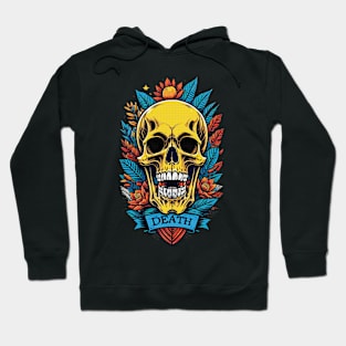 Colorful Skull Death Hoodie